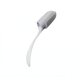 Brosse à dents doigt pour chien en silicone blanc avec picots souples pour nettoyer les dents et masser les gencives