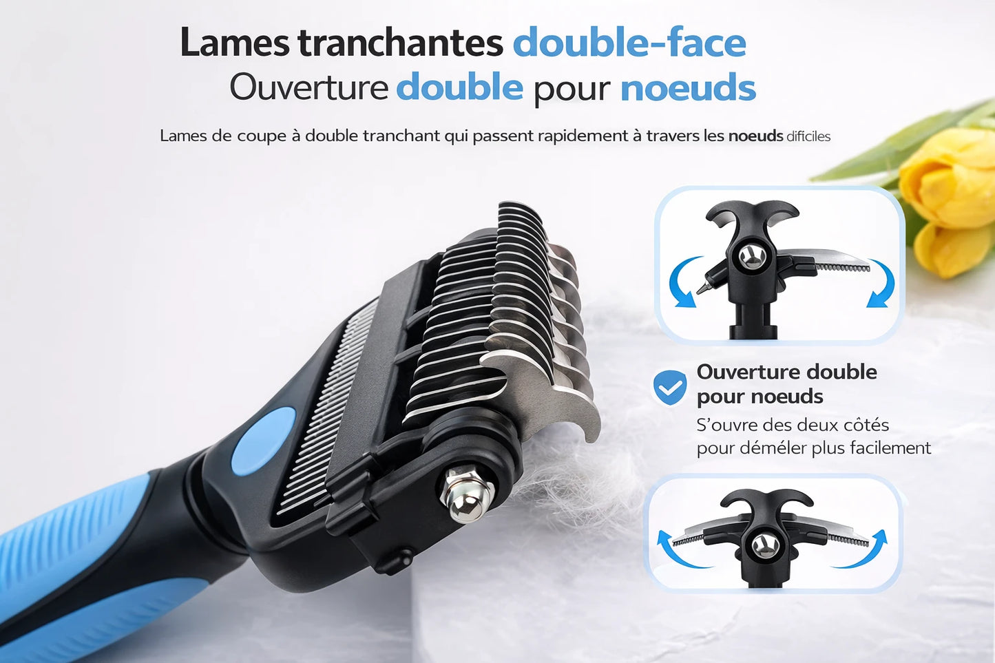 Brosse Anti Noeud Chien